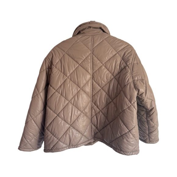 Stand Studio Nikolina faux leather puffer jacket - Picture 6 of 9